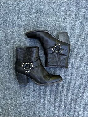 Frye Tabitha Harness Leather Moto Boot
